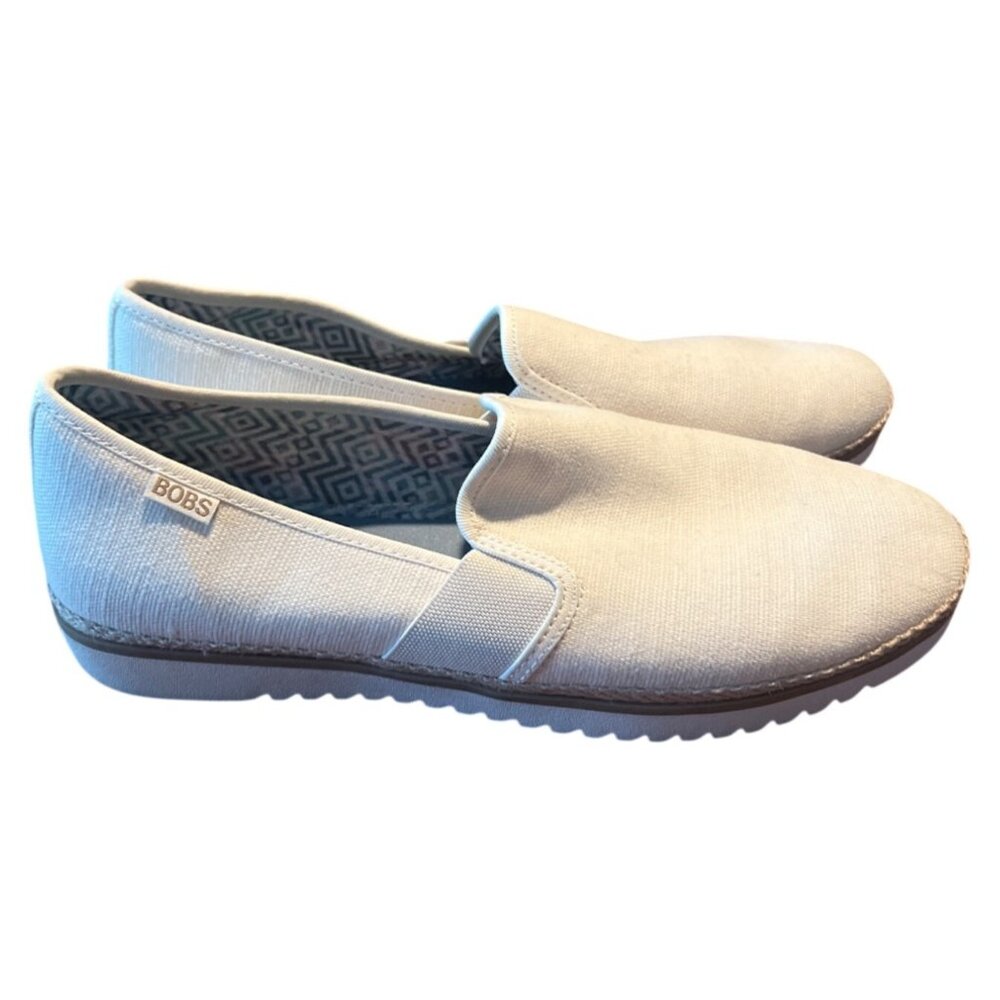 BOBS Women's Flexpadrille LO/ SN 114020/ Off white/ ‎ Size 11